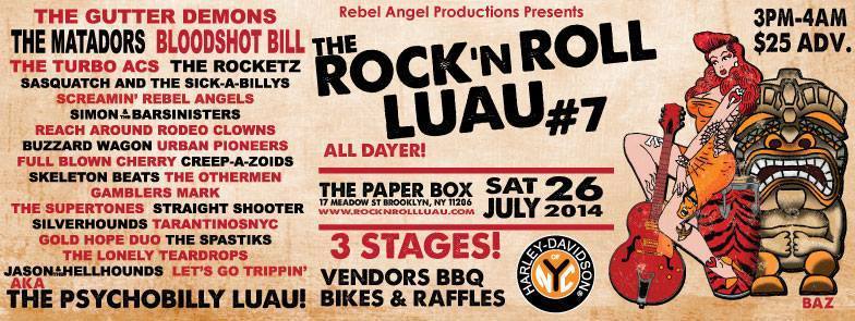 Rock N' Roll Luau, Williamsburg 7-26-14